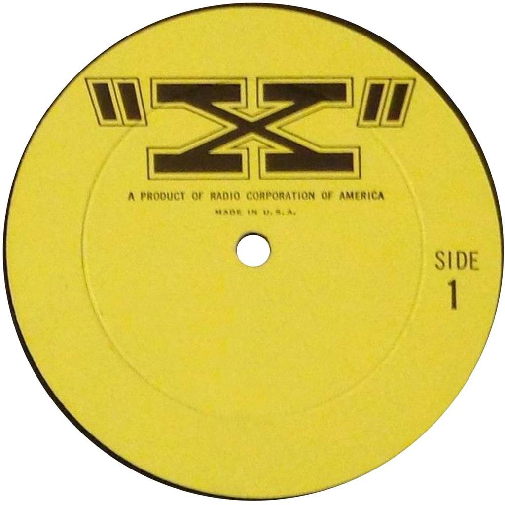 X RECORDS 1. Album label styles 2. Clips from Trade Magazines 3.