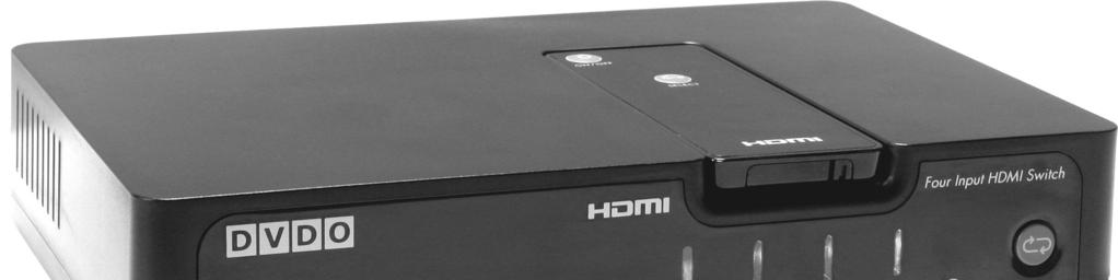 DVDO VS4 HDMI Switch User s Guide How to