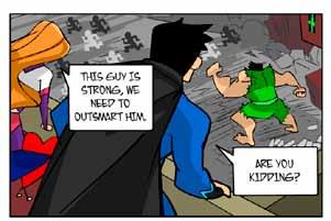 Motion Comic The Adventures of the Masked Hero Agape: Episode #7 Panel