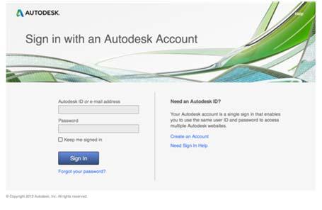 2.3 Once I ve purchased a rental plan, how do I get started? Step 1: Sign in After your purchase through the Autodesk Store or partner, you ll receive an email with a link to Autodesk Account.