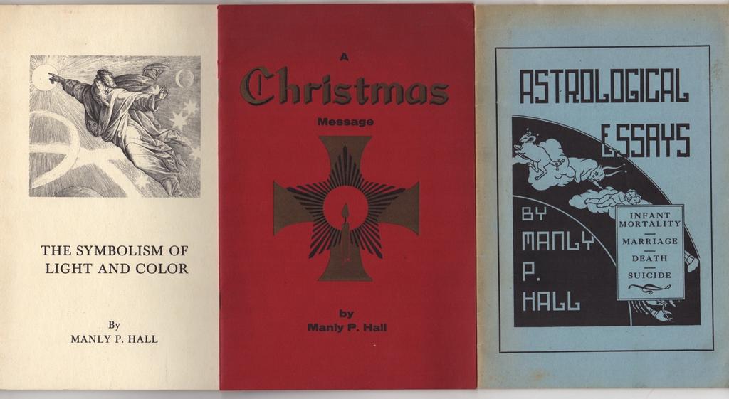 SIX PAMPHLETS SOLD TOGETHER 4) ASTROLOGICAL ESSAYS; THE BLESSED ANGELS; A CHRISTMAS MESSAGE; THE PSYCHOLOGY OF