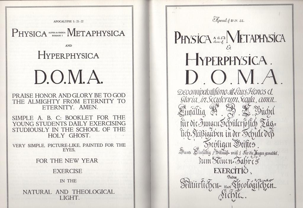 6) D.O.M.A. CODEX ROSÆ CRUCIS. A Rare & Curious Manuscript of Rosicrucian Interest, Now Published for the First Time in Its Original Form. Introduction and Commentary by Manly P. Hall.