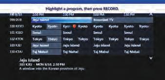 VIEW DVR RECORDINGS By Date and By Title 1. Press DVR DVR RECORDED TV on your remote. 2.