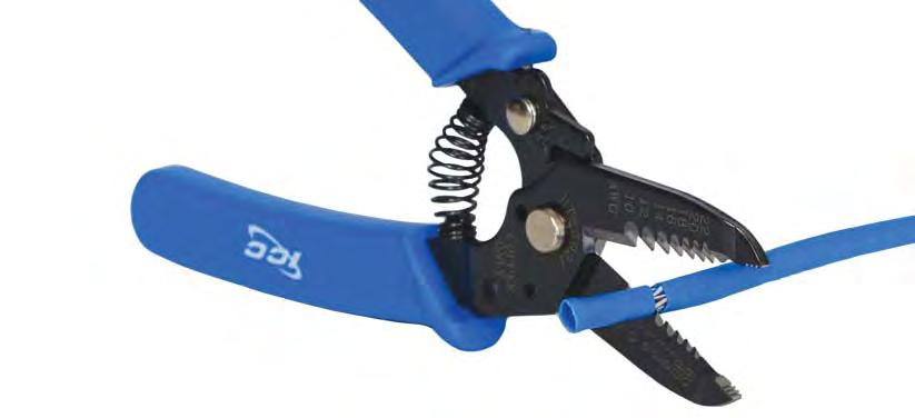construction and long lasting use PVC handle for a comfortable grip ICACSCTRST WIRE CUTTER TOOL Cuts up to 18 AWG copper or aluminum wire