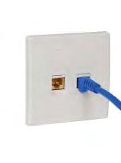 opening Allows bulky cable to pass through the wall outlet