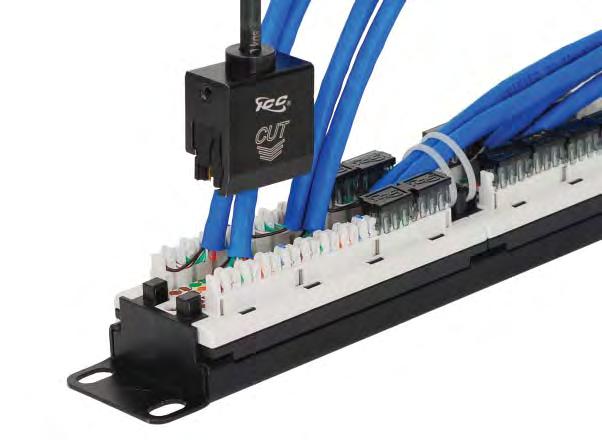 PATCH PANELS & CROSS-CONNECT HORIZONTAL PATCH PANEL FEATURES Exceeds TIA-568