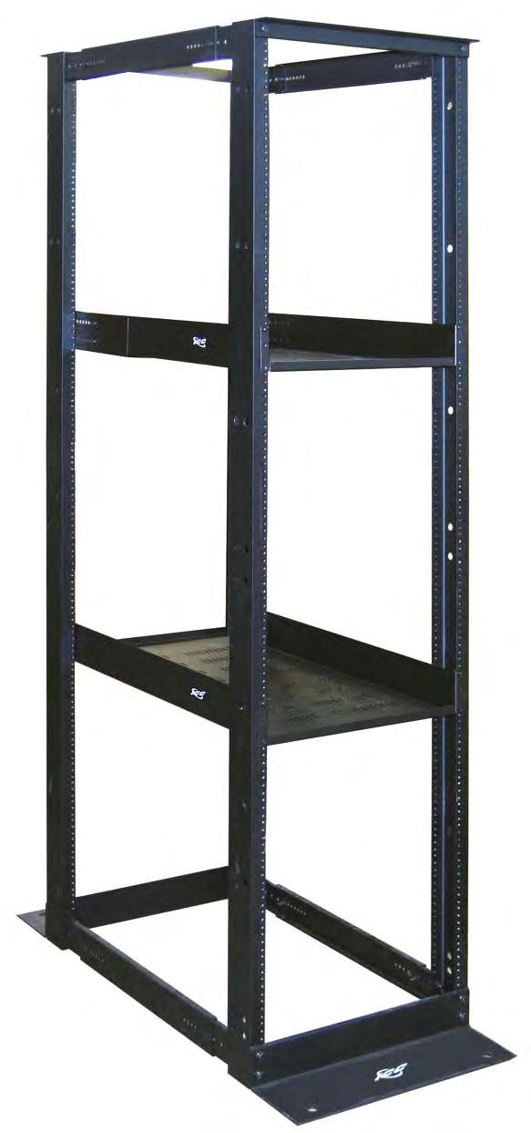 capacity Package includes #12 rack screws ICCMSRKLST ICCMSRKSMT 4-POST RACK SHELVES Manufactured with durable steel