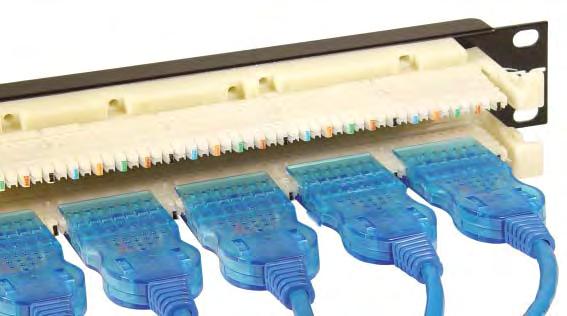 CORDS & CABLE ASSEMBLIES 110 PATCH CORDS CORDS & CABLE ASSEMBLIES 110 TO RJ-45 CAT 6 PATCH CORD, T568B Terminated with 110 to RJ-45 patch plugs 4-Pair, 8P8C, wired to T568B Exceeds TIA-568 CAT 6