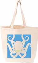 LOVELIT TOTES $20.00 U.S. nonreturnable 16" wide x 15 1 2" tall x 5" gusset Natural cotton, 22" handles 2 bags per design minimum, made in the U.S.A.