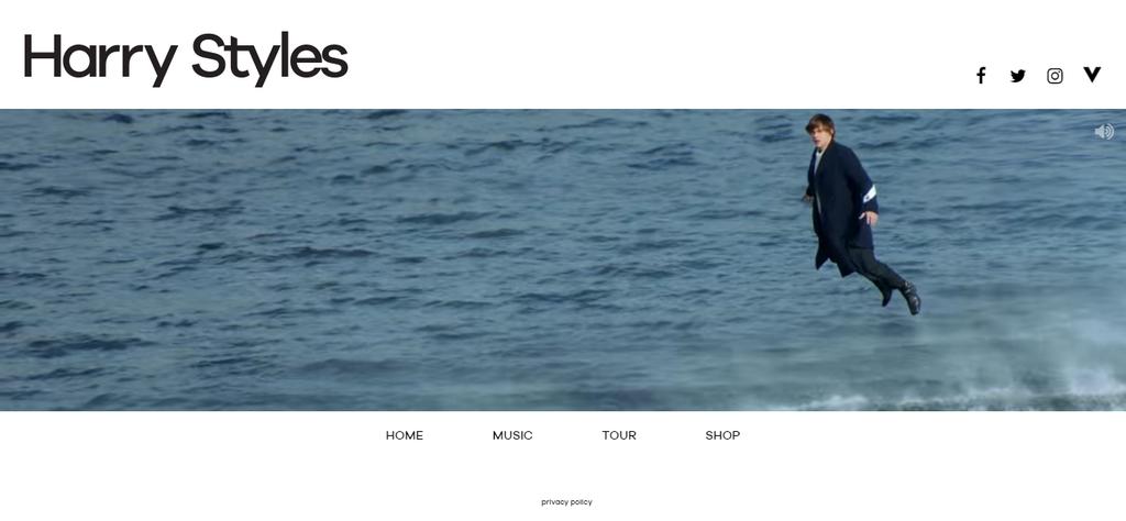 Harry Styles's Website +I3N.