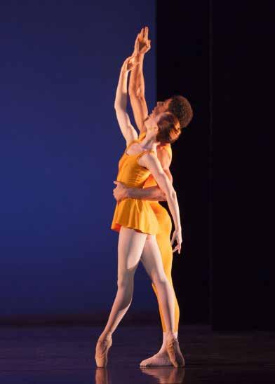 Photo: Jenna Roberts and Tyrone Singleton in Concerto by Kenneth MacMillan.