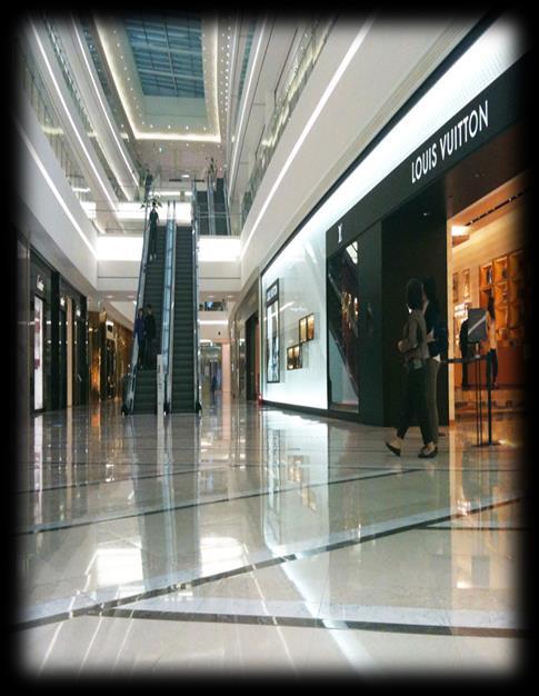 Shop) - Global SPA brand shops such as Uniqlo and Zara - High fashion