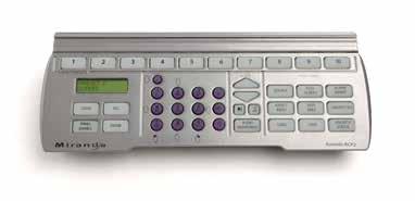 interface. The RCP- 00 is a multifunctional panel, and can also be used for control of Densité Series interfaces.