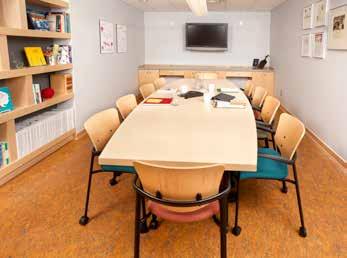Cherniavsky Boardroom Ideal for meetings, conference calls and brainstorming sessions Features Boardroom table, 12 chairs, LCD screen w/cables,