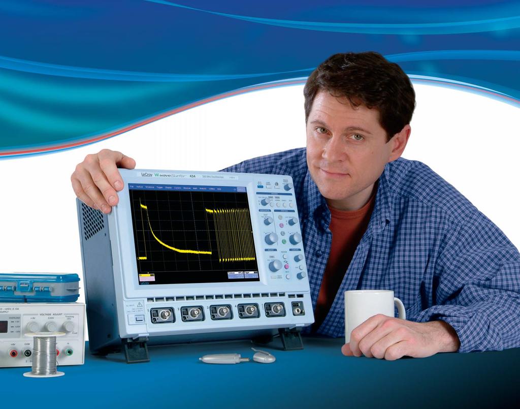 Expect to Make Waves. The New Oscilloscope Large 10.