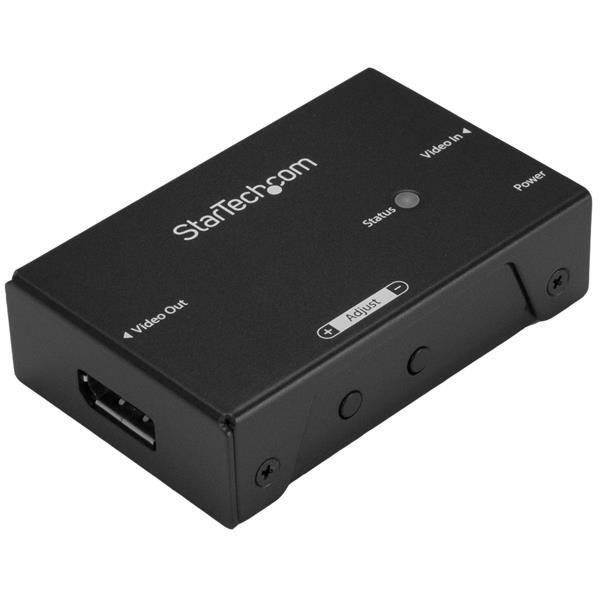 Signal Booster - DP Extender - 4K 60Hz Product ID: DPBOOST This signal booster lets you increase the signal strength of your DP video source using standard cables.