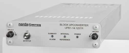 certification These L3 Narda-MITEQ one-third rackmounted block converters are