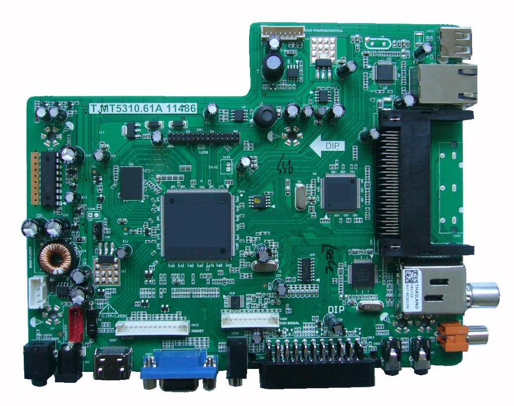 1. GENERAL DESCRIPTION T.MT5310.61A is a digital and analog TV control board, which is suitable for Pan Europe and UK market.