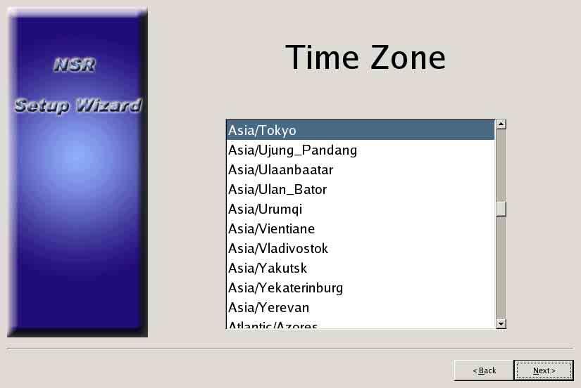 If you select a time zone in which time is adjusted for summer time, the time is adjusted for summer time automatically.