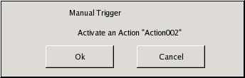 1 Click [V] at the top right for the Option window and then click [9. Manual Trigger].