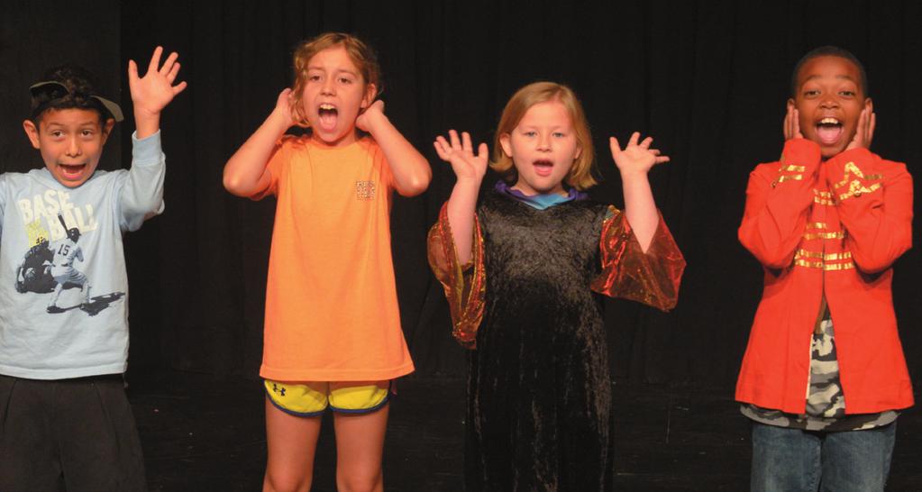 DRAMA LEVEL 2 INTERMEDIATE PAGE TO STAGE classes designed for Students Grades 2 & 3 Level 2 classes continue to emphasize the importance of character as our Professional Theater Artists guide the