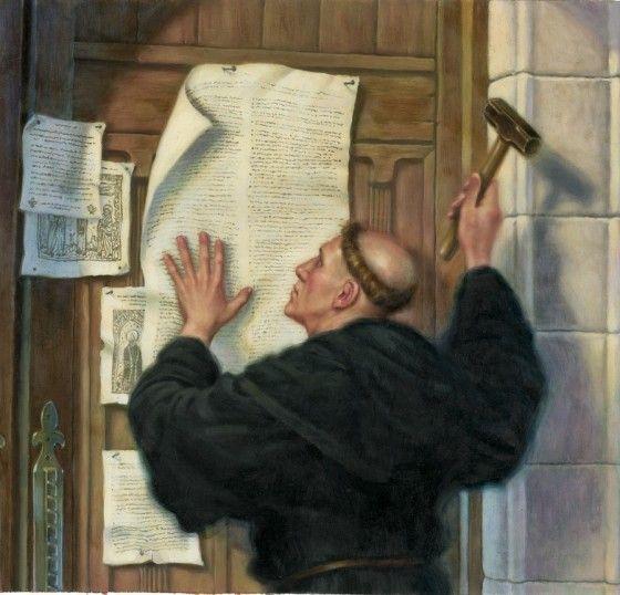 Martin Luther - Augustinian Monk 1517 and the 95 Theses Desire to move toward the vernacular