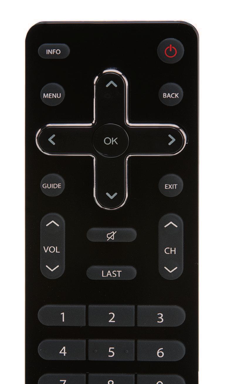 1 Using the Remote Control Controls & Connections Your new TV includes a remote that allows you to control the TV from a