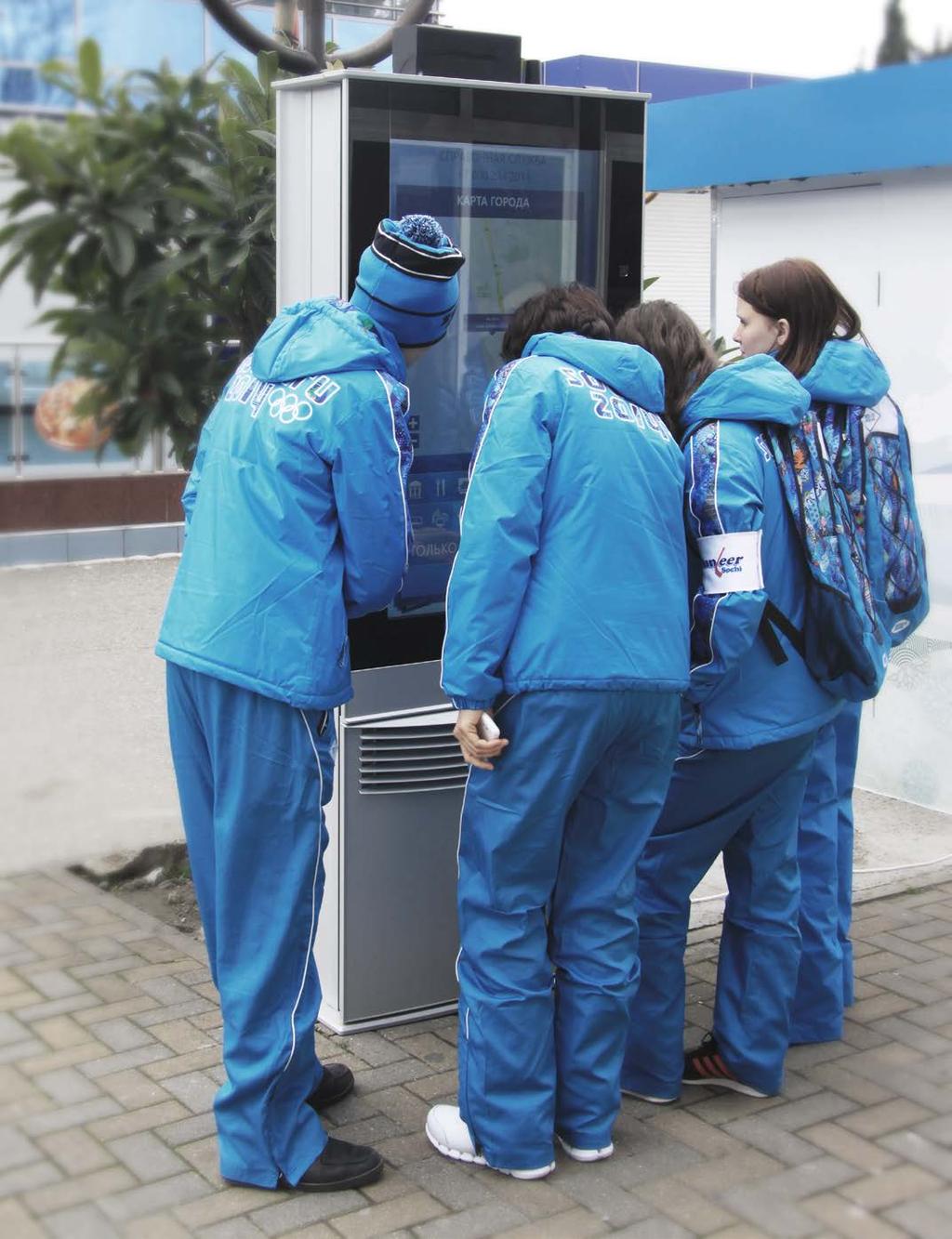 14 15 Winter ol 2014 sochi Rosendahl Conceptkiosk was contacted by the subcontractor for the Olympic Games in Sochi in 2014 where they needed outdoor