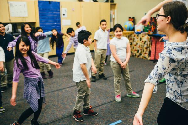 Link Up is a highly participatory multi-year music curriculum for 3rd to 5th graders.