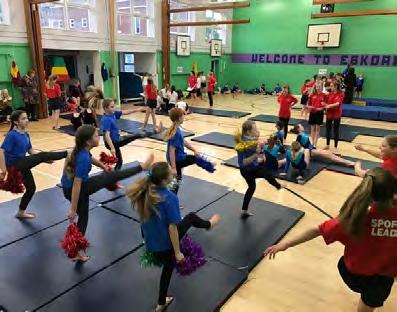 KEY STEPS GYMNASTICS Key steps 1,2,3 were held at Eskdale with around 200 students taking part over all three events.