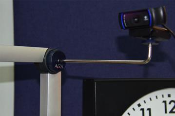 other cameras mounted on microphone arms. Never against the roof, as used in cases of security cameras. b) The other two or three cameras should be mount on the arms of microphones.