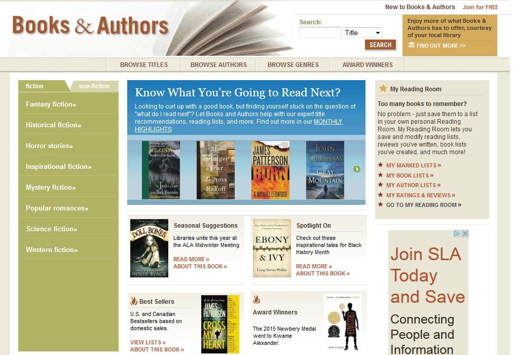 Books & authors http://books.