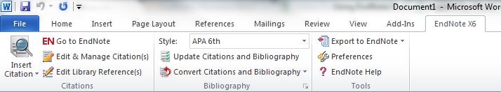 Changing Bibliography Formatting Click on the arrow at the bottom right of the