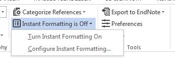 You do not need to turn off formatting for the entire document, it is sufficient to only turn it off for the paragraph you want to move.
