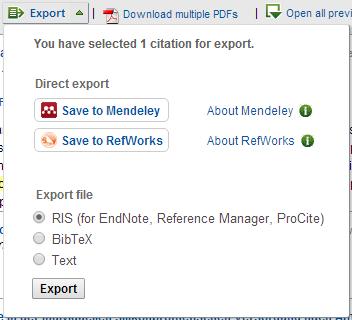 Tutor Led Manual v1.7 EndNote X7 IMPORTING REFERENCES FROM SCIENCEDIRECT 34. Navigate to the ScienceDirect website by searching in SUPrimo and following the link. 35.