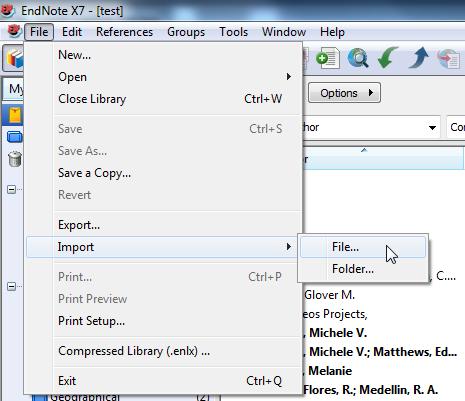 Tutor Led Manual v1.7 EndNote X7 IMPORTING PDF FILES EXPLAINED ADVANCED TOOL EndNote X7 allows you to import PDF files into your library.