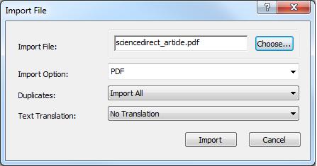 It is also possible to import an entire folder of PDFs at once. PDF files must be publishercreated to import. IMPORTING A SINGLE PDF FILE 51. Open the File menu. 52. Choose Import.