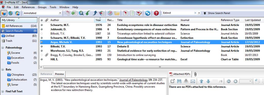 Tutor Led Manual v1.7 EndNote X7 SEARCHING FOR REFERENCES EXPLAINED There is more than one way to search for references in EndNote X7.