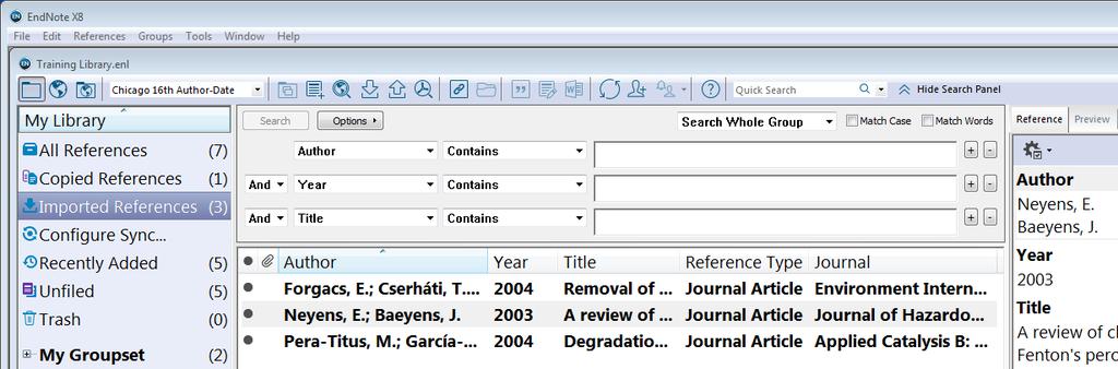 Collect Metadata External Database Search & Import (Scopus) RIS-files