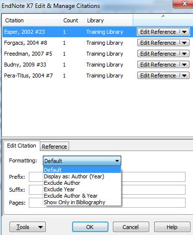 adjust the output for one or more citation, and more.