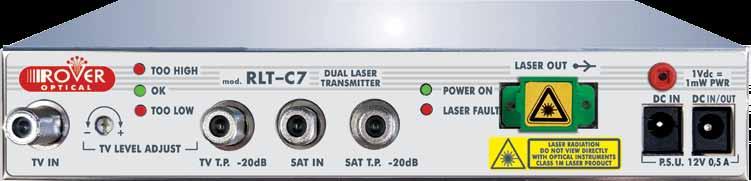 RL-C7 FRON VIEW 1 2 3 4 5 6 7 8 9 10 11 12 1. V/CAV input 47-870 MHz 2. V level adjust trimmer 3.