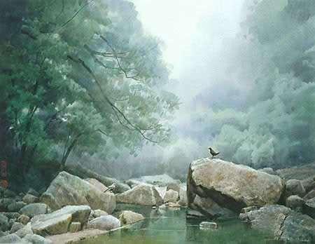 Silent Mountain Bird Song 空山鸟语 This music was composed by Huatian Liu in 1918.