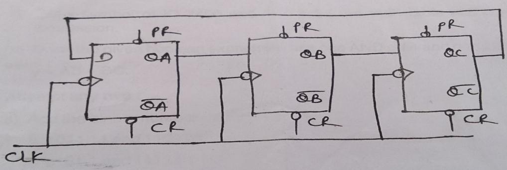 f) Study the given circuit as shown in figure