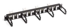 CommScope M2100 Modular Patch Panel M2100 1U 24-Port Panel PowerSUM VisiPatch InstaPATCH The panel is available in a 24-port 1U and 48-port 2U configuration with integrated horizontal front cord