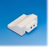 OUTLETS Fiber Surface Mounted EMEA ONLY Fiber The Surface Mounted Fiber Outlet provides termination for two buffered fibers. The outlet can be surface mounted, fuse box mounted (60 mm x 60 mm (2.
