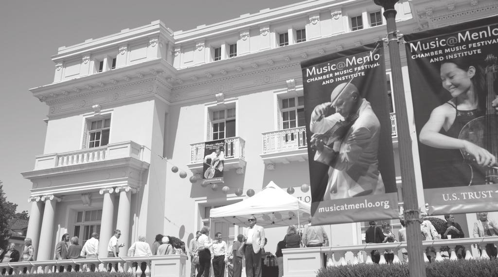 About Music@Menlo Music@Menlo is an internationally acclaimed three-week summer festival and institute that combines world-class chamber music performances, extensive audience engagement with
