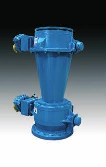 www.originaldomevalve.com Other Bulk Material Handling Valves Dump Valves and Terminal Boxes Dump Valves are used where a number of hoppers positioned in series require selective feeding.