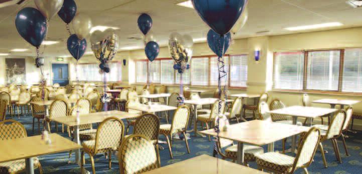 A large, comfortable room with plenty of natural light, The Captains Table has a seating capacity of 150.