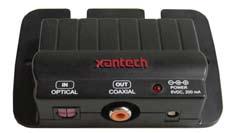 RP41AV Xantech s digital audio signal converter is an easy to install, clean approach to converting S/PDIF digital audio signals from optical to coaxial format.