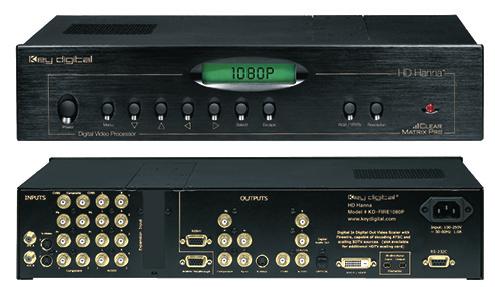 HD Haa Applicatio Example Computer RGBHV for pass through Display RGBHV Display Compoet BNC or RCA (with adapters) Display S-Video Display Composite Video Display DVI-D or HDMI (with adapters) DVD